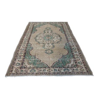 1960s 5x9 Bohemian Home Decor Wool Rug For Sale