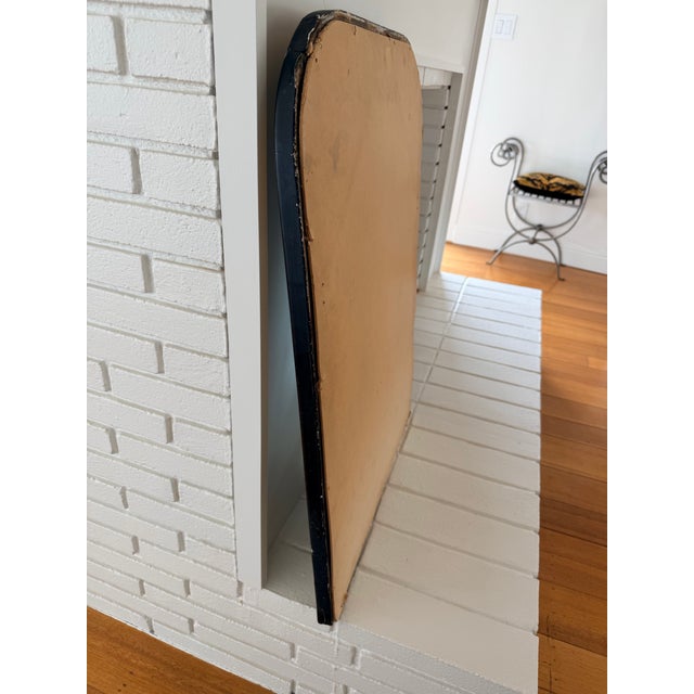 Glass Early 19th Century Louis Philippe Ebonized and Gold Gilt French Mirror For Sale - Image 7 of 9