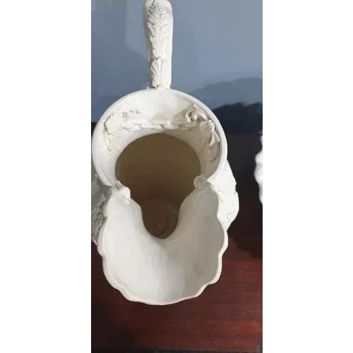 Creamware Jug and Bowl, 1920s, Set of 2 For Sale - Image 4 of 11