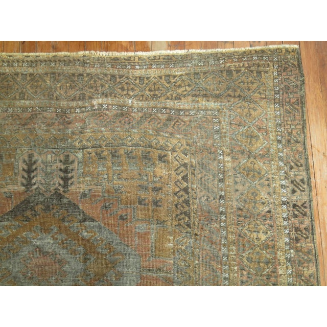 Textile Early 20th Century Zabihi Collection Tribal Geometric Persian Gallery Size Carpet For Sale - Image 7 of 10