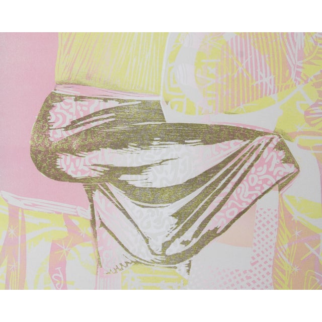 Monoprint of a Seated Woman by Ed Funk For Sale - Image 9 of 10