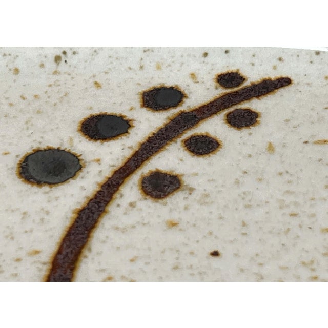 Ceramic Large Mid-Century Modern Danish Studio Pottery Lilia Bowl by Haico Nitzsche for Søholm, 1960s For Sale - Image 7 of 18