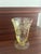 Elegant vintage Cambridge Glass 6-piece footed, miniture tumblers with etched Apple Blossom pattern. These versatile...