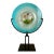 Vintage Murano Glass Disc Aquarium on Stand For Sale