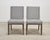 2000 - 2009 Set of Eight Bernhardt "Linea" Cerused Ash Dining Chairs For Sale - Image 5 of 18