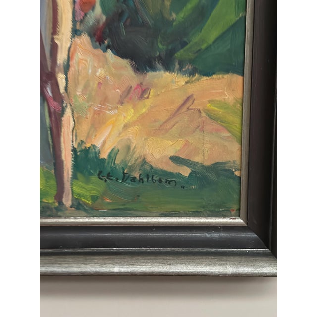 Clara-Eva Dahlbom, Standing Nude Woman, 1960s, Oil on Panel For Sale - Image 12 of 15