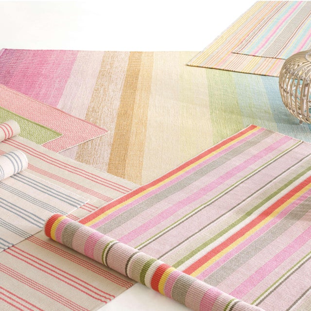 2020s Dash & Albert by Annie Selke Watercolor Horizon Woven Cotton Rug, 6' x 9' For Sale - Image 5 of 6