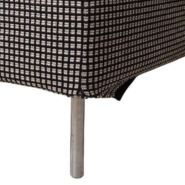 Textile Fabric Bed in Grey from Schramm For Sale - Image 7 of 18