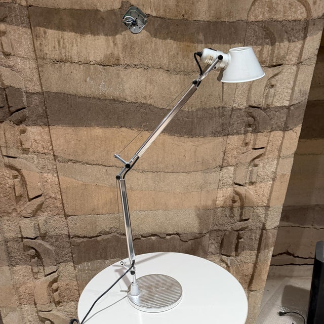 Gray Tolomeo Table Lamp Michele De Lucchi Giancarlo Fassina Artemide Italy PostModern For Sale - Image 8 of 13