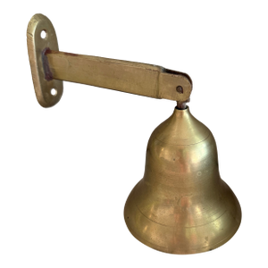 Old Brass Ships Bell Wall Mount