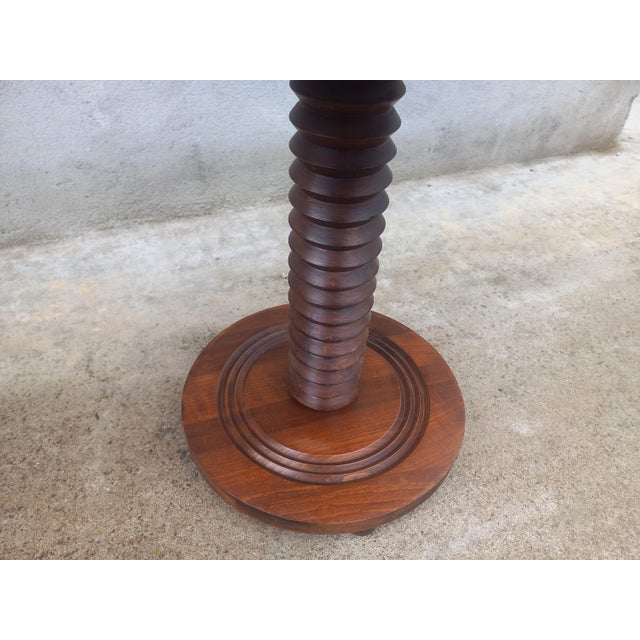 Pedestal Tables in the style of Charles Dudouyt, 1930s, Set of 2 For Sale - Image 6 of 18