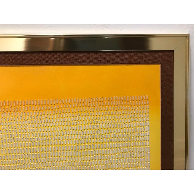 1980s Paul Maxwell Op Art Dimensional Cast Paper Artwork, 1980s For Sale - Image 5 of 10