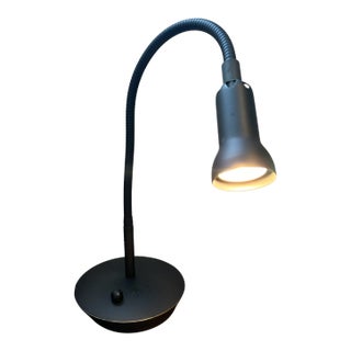 Late 20th Century Holtkotter Extendable 18”- 27” Table Lamp in Hand Brushed Old Bronze For Sale