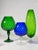 Glass Mid-Century Empoli Glass, 1960s, Set of 3 For Sale - Image 7 of 18