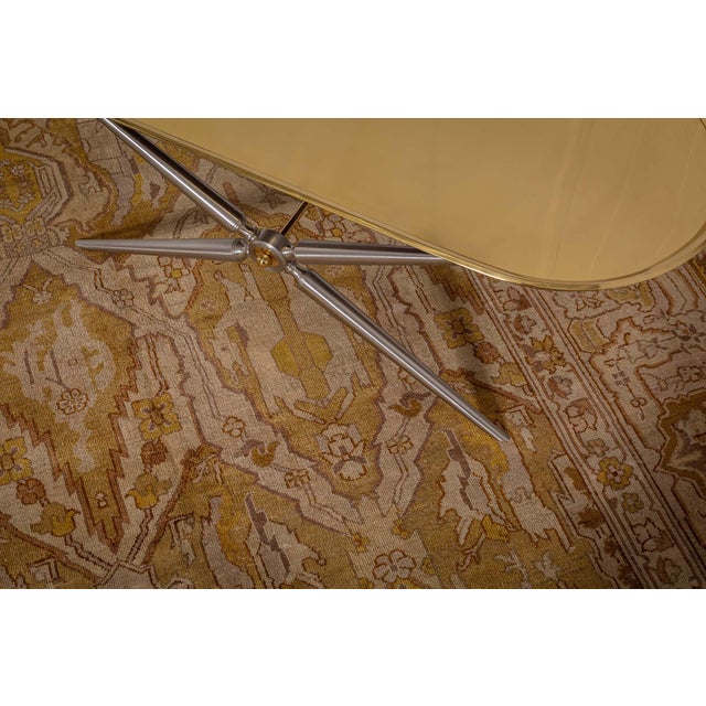 Antique Indian Amritsar Beige, Brown and Gold Rug (Size Adjusted) BB7375 9'9" × 10'0"