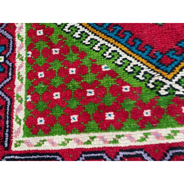 Vintage Tunisian Kairouan Rug For Sale - Image 4 of 12