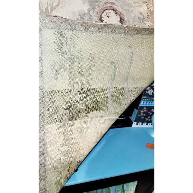 1960s French Country Scene Tapestry For Sale - Image 9 of 10