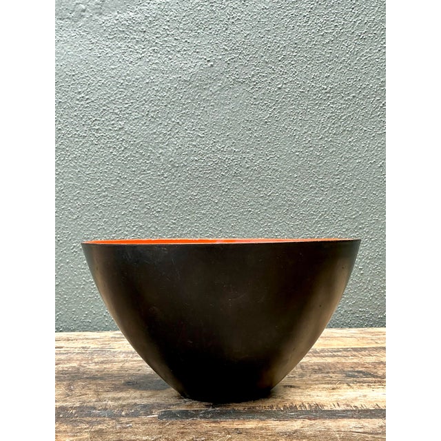 Mid 20th Century Vintage MCM Enamel Bowl For Sale - Image 5 of 12