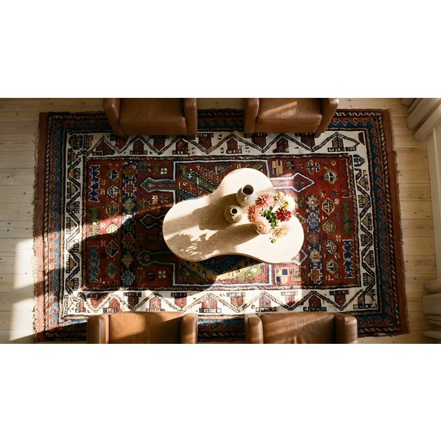 Textile Early 20th Century N.E. Persian Quchan " Kordi" Rug ( 3'6''x 6'4'' - 107 x 193 ) For Sale - Image 7 of 9
