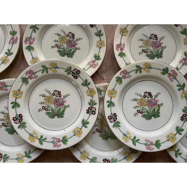 Early 20th Century Theodore Haviland Saybrook 6.5” Plates - Set of Eight (8) For Sale - Image 10 of 10