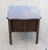 1980s Ethan Allen Nightstand End Table Cabinet Sliding Pocket Doors For Sale - Image 10 of 11