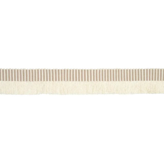 Graphic Fringe is a wide, ribbed ottoman tape with dense fringe along one side. Stylish and substantial, it’s an...