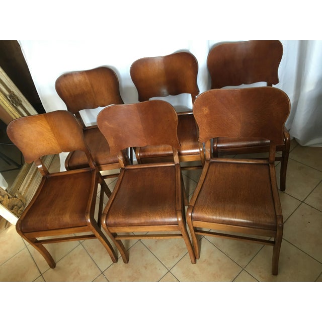 Dining Chairs, 1950s, Set of 6 For Sale - Image 4 of 18