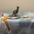 1970s Vintage Solid Pewter Miniature Kangaroo With Joey Figurine For Sale - Image 5 of 8