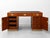 Blue Art Nouveau Gentleman's Desk by Julius & Josef Herrmann for Architect Maximilian Rossipaul, Vienna, Austria, 1911 For Sale - Image 8 of 13