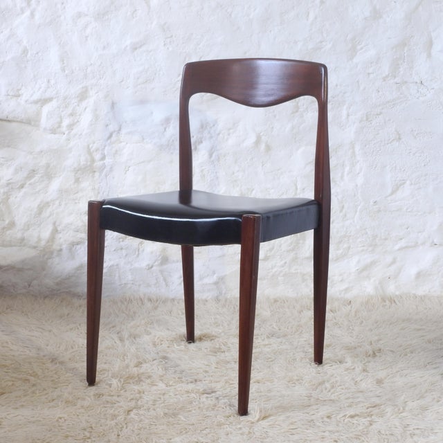 Scandinavian Style Dining Chairs, France, 1960s, Set of 4 For Sale - Image 4 of 17