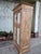 Baby Blue Carved Wood Pine Armoire For Sale - Image 8 of 11