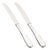 Lunch Knives in Silver and Stainless Steel by Evald Nielsen, 1930s, Set of 2 For Sale