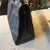 80s Vintage Christian Dior Trotter Gray Nubuck and Black Leather Boston Hand-Bag For Sale - Image 12 of 18