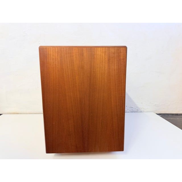 Wood Vintage Danish Teak Record Trolley, 1960s For Sale - Image 7 of 11