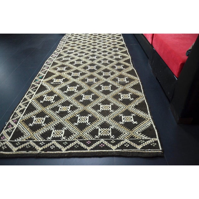 1960s Turkish Anatolian Handmade Kilim rug in Turkish Tribal Decorative Kilim, Vintage Kilim, Turkish Vintage Anatolian...