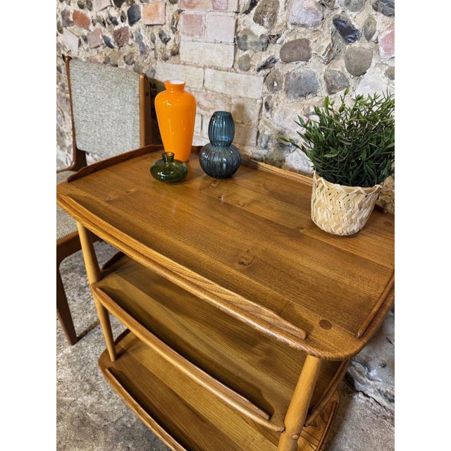 Vintage Blonde Drinks Trolley from Ercol, 1960s For Sale - Image 17 of 18