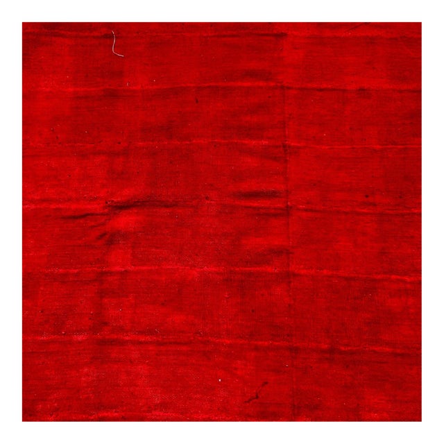 Early 20th Century Red Mudcloth Textile Mali 60.5 x 45 For Sale