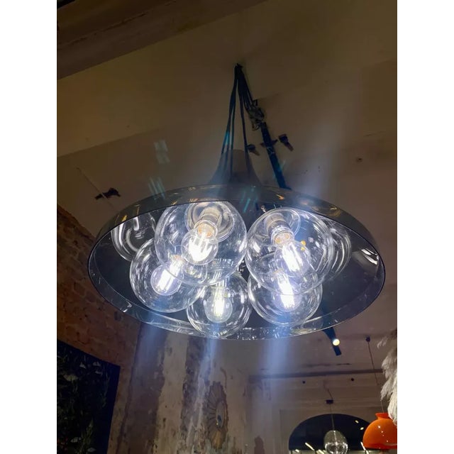 Vintage Tulip Hanging Light in Acrylic Glass, 1970 For Sale - Image 4 of 5