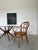 Bentwood Thonet armchair 20.13”W x 25”D x 35.25”H with an 18.25”H seat and 27.38”H arms
