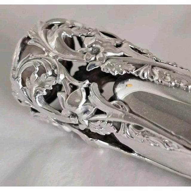 Sterling Silver Bouquet Holder for Wedding Flowers, 2003 For Sale - Image 9 of 17