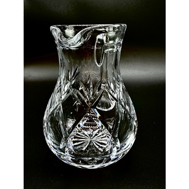 Vintage Cut Crystal Jug Water Pitcher by Webb Corbett, England, 1960s For Sale - Image 6 of 18