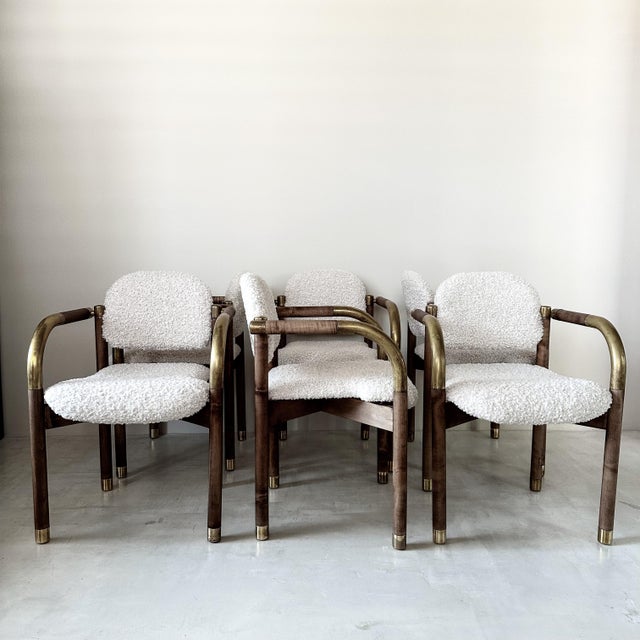 Mid-Century Modern Brutalist Sass Armchairs from Idea, 1988, Set of 5, Set of 5 For Sale - Image 3 of 13