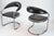 Metal Chrome and Faux Leather Chairs by Giotto Stoppino, Italy, 1970s, Set of 2 For Sale - Image 7 of 13