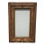 36 5/8" H Vintage French Country Gold Ornate Picture Frame W Green Inner Strip For Sale