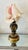 Nature’s beauty-,simple elegant large conch sea shell arranged on an Italian carved gilded wood Pricket stand.