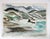 Mid 20th Century Mid 20th Century Modernist California Coastal Seascape Beach Watercolor Painting For Sale - Image 5 of 6