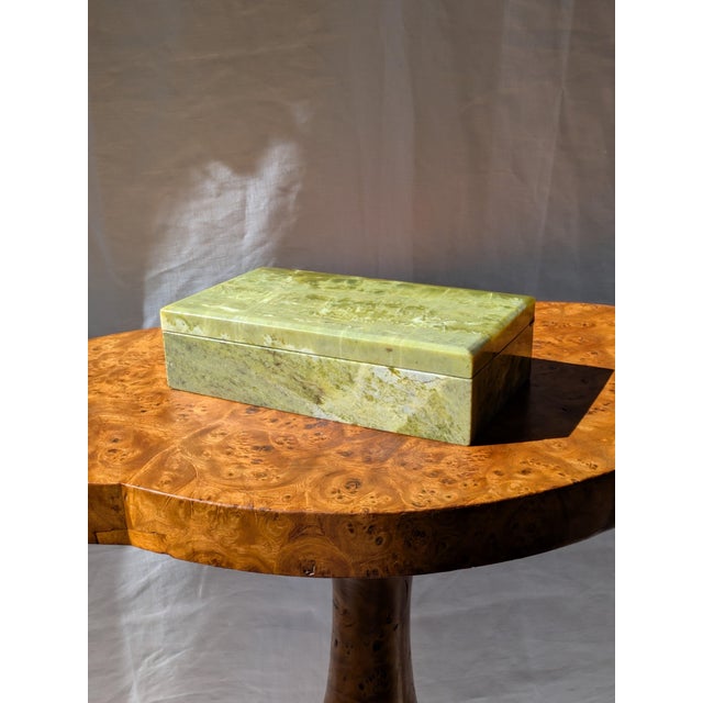 Antique Italian Green Marble Trinket Box from Henry Griffith & Sons, 1890s For Sale - Image 14 of 14