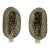 Murano Turtle Shell Shaped Sconces in Fontana Green - a Pair For Sale