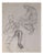 Evelyne Luez, Two Musicians, 20th Century, Pencil on Paper For Sale