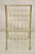 Hollywood Regency Vintage Hollywood Regency Gold Metal Faux Bamboo 3 Tier Magazine Rack Stand For Sale - Image 3 of 10